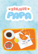 Petit d&eacute;jeuner gourmand pour Papa